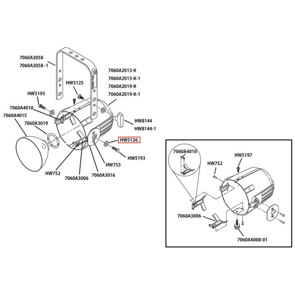 画像4: ETC Source 4 リフレクタ パーツ Washer, flat, 5/16, black zinc (4)