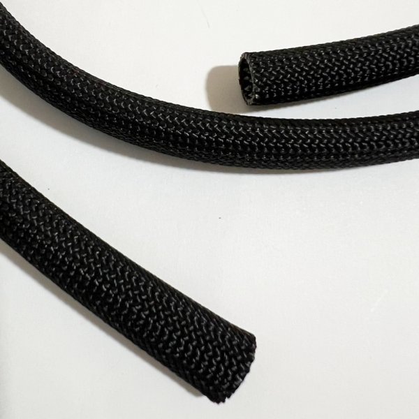 画像3: ETC Source 4 キャップ パーツ スリーブ Sleeve fiberglass 長さ:100cm 幅:0.8cm 黒 (3)