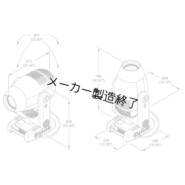 画像3: Clay Paky Axcor Profile 600 HC-ST   (アキシコア プロファイル 600 HC-ST) (3)