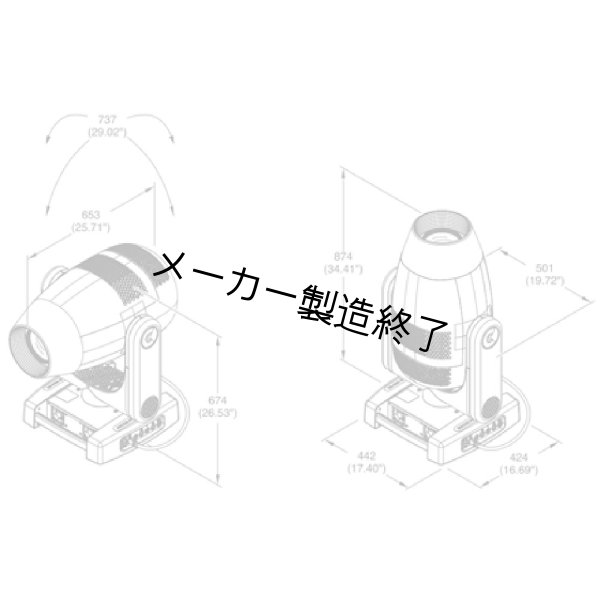 画像2: Clay Paky Axcor Profile 900-6K(クレイパーキー アキシコア プロファイル) (2)