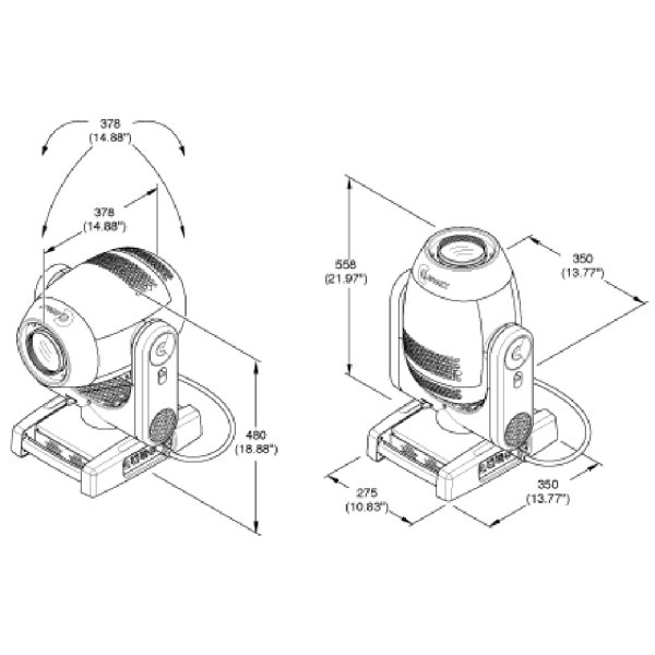 画像3: Clay Paky Axcor Spot 300（アキシコア スポット 300） (3)
