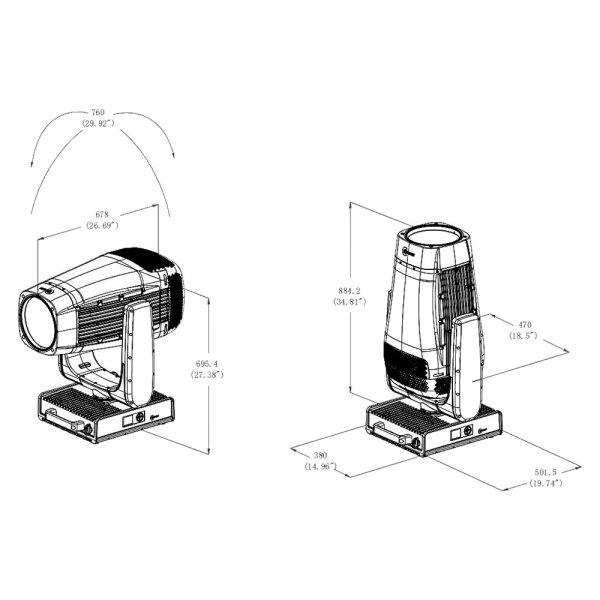 画像3: Clay Paky Arolla Aqua HP FS（アローラ アクア HP FS） (3)