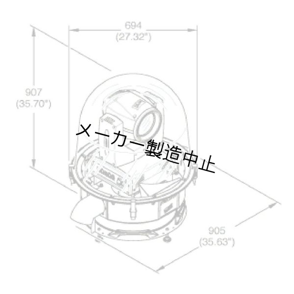 写真内のムービングライトは別途販売となります。