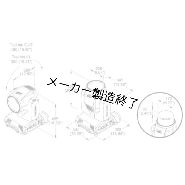 画像3: Clay Paky Sharpy Wash 330（シャーピー ウォッシュ330） (3)