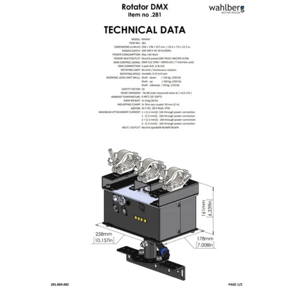 画像5: wahlberg DMX Rotator with Power Outlet (5)