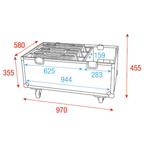 画像3: HIGHLITE Infinity Case for 3x Raccoon S420/4 and W40/4 Without accessory compartment（インフィニティケース for 3x Raccoon S420/4 and W40/4 アクセサリーコンパートメントなし） (3)