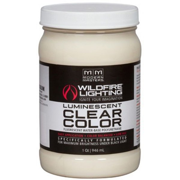 画像2: Wildfire Invisible Clear Colors（不可視ペイント / ブラックライト用）（ワイルドファイヤー） (2)