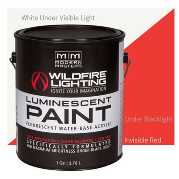 画像12: Wildfire Invisible Luminescent Paint(不可視ペイント / ブラックライト用)(ワイルドファイヤー) (12)