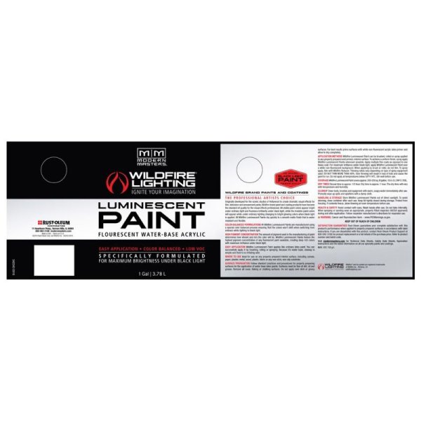 画像6: Wildfire Visible Luminescent Paint（可視ペイント）（ワイルドファイヤー） (6)