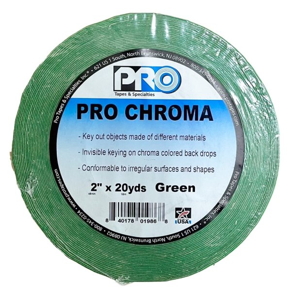 画像2: クロマキーデジタルテープ 5.0cm幅 グリーン (2)