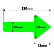 画像3: カット蓄光テープ 矢印「→」 (3)