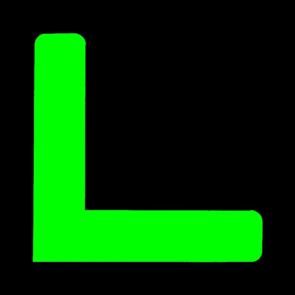 画像2: カット蓄光テープ「L」 (2)