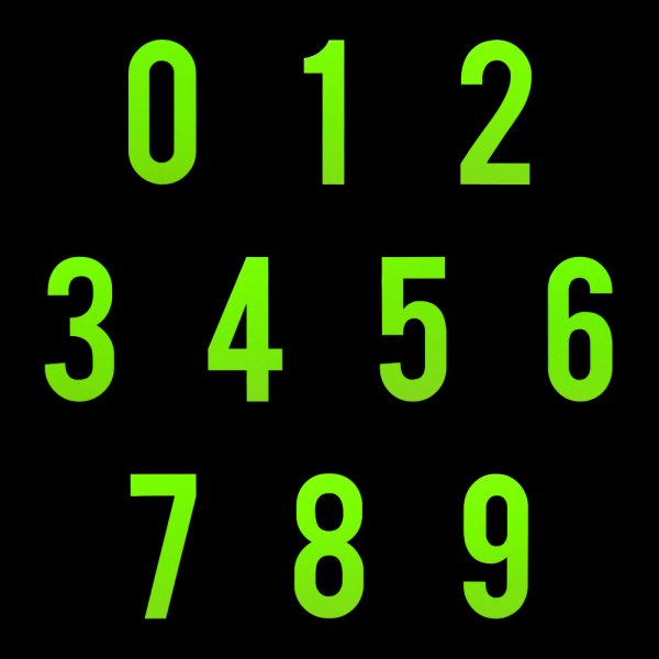 画像7: 蓄光プレート ナンバー・24メートルセット (7)