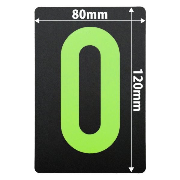 画像3: 蓄光プレート ナンバー・24メートルセット (3)