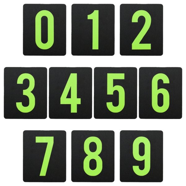 画像6: 蓄光プレート ナンバー・24メートルセット (6)