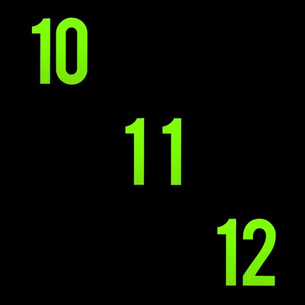 画像9: 蓄光プレート ナンバー・24メートルセット (9)