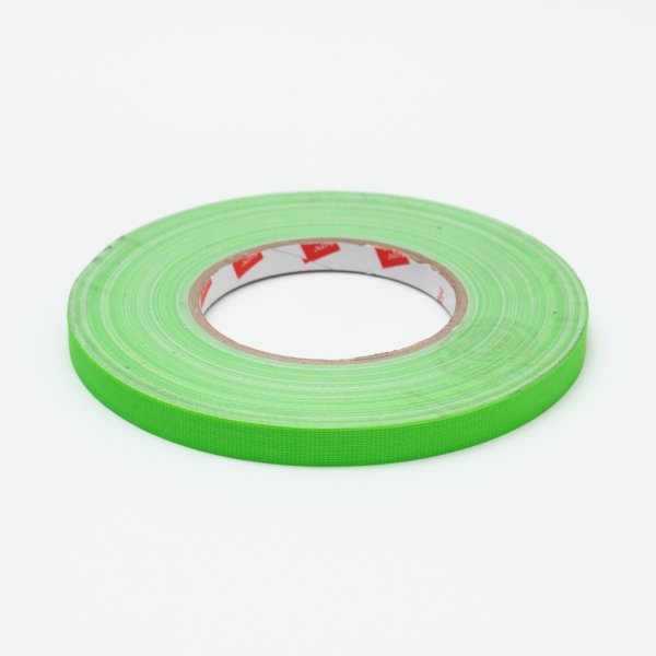 画像2: URAKATAYA ガッファーテープ 12mm幅［長さ：50m］／蛍光グリーン (2)