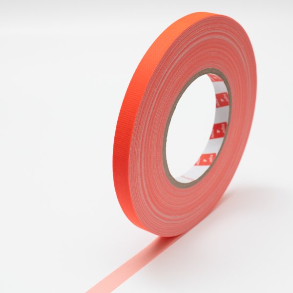 画像1: URAKATAYA ガッファーテープ 12mm幅［長さ：50m］／蛍光オレンジ (1)