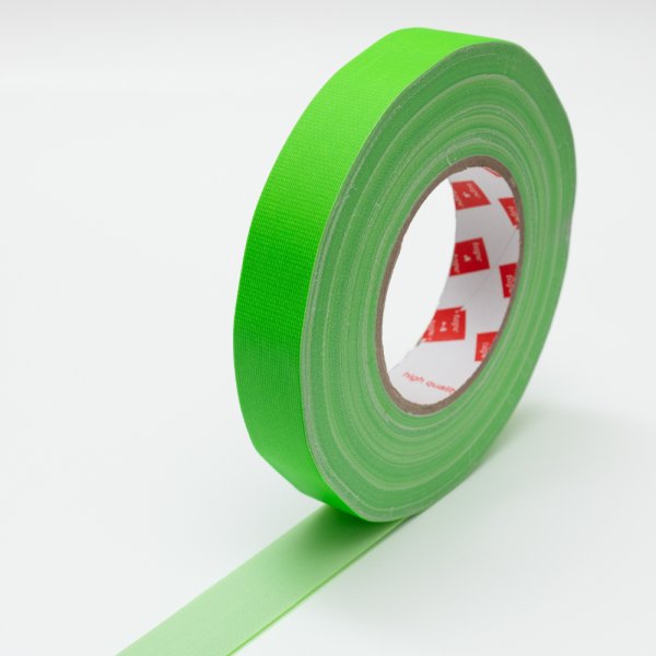 画像1: URAKATAYA ガッファーテープ 25mm幅［長さ：50m］／蛍光グリーン (1)