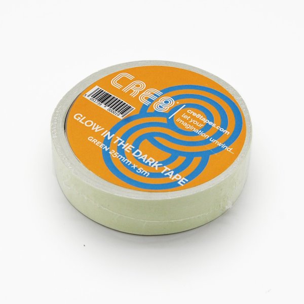 画像4: カラー蓄光テープ グリーン 2.5cm幅 (4)
