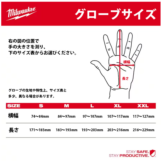 裏方屋ドットコム Milwaukee FreeFlex Work Glove（ミルウォーキー）